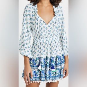 Playa Lucila, Printed Short Dress. Medium